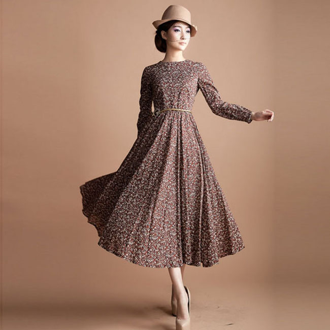 12 Model  Dress  Panjang Simple dan Inspiratif Untuk kamu 